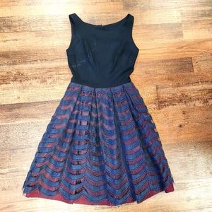 💄Vintage 60s Navy Audrey Hepburn Dress👗